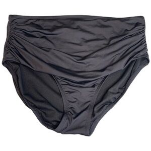 Women's Shirred High Waist Swimsuit Bottom - Merona - Size XL